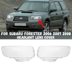 For Subaru Forester 2006 2007 2008 Headlamp Transparent Cover Headlight Shell Lampshade Case Plexiglass Replace Original Lens