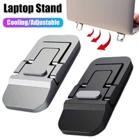 2Pcs/Set Invisible Keyboard Riser Adjustable Laptop Stand Mini Self Adhesive Computer Cooling Pad Kickstand for MacBook Lenovo