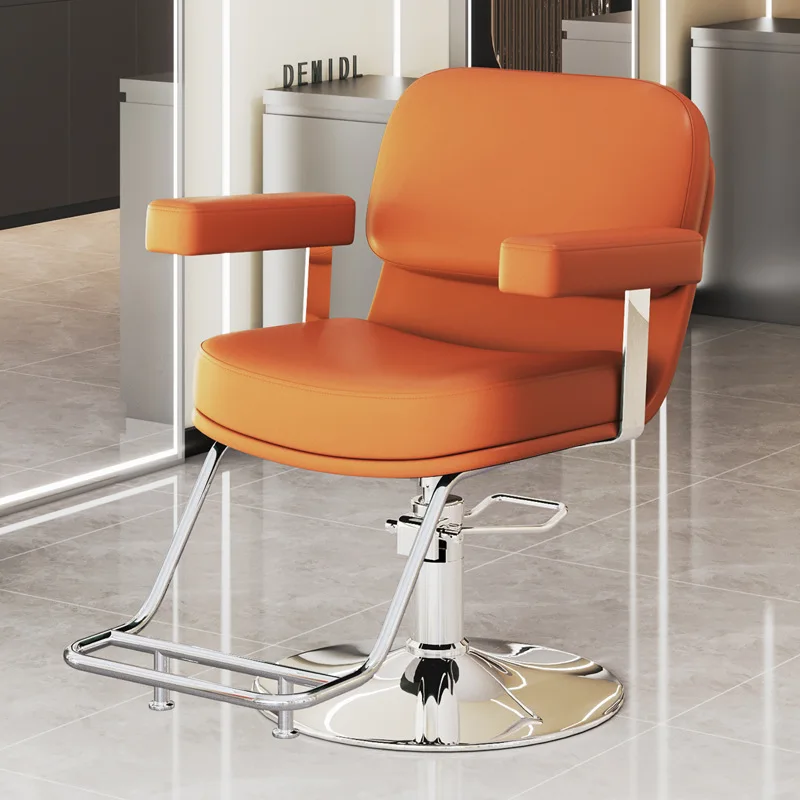 

Barbershop Men Barber Chair Aesthetic Designed Portable Swivel Barber Chair Beauty Stool Cadeira De Barbeiro Salon Furniture