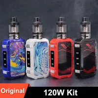 Electronic Cigarettes 120W Vape Mod Kits Huge Vapor 30W/60W/120W Voltage Adjustable 2200mah Battery with 3ml Tank Vaporizer Pen