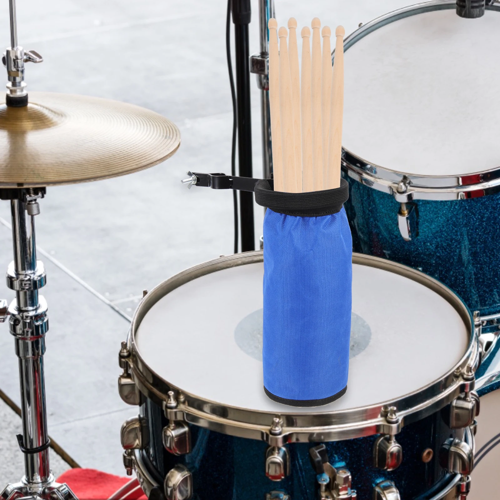 

Drum Stick Storage Pouch Mallets Organizer Useful Drumstick Bags Bracket Carry Blue Toddler