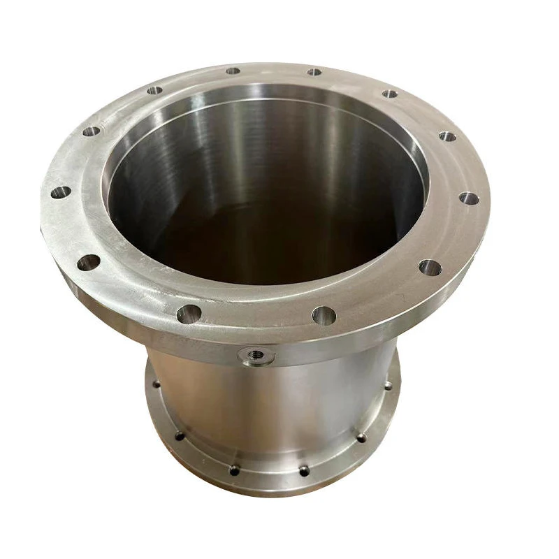 Custom CNC Turned Stainless Steel Flange Coupling High Precision Custom Manufacturing Machining CNC 5axis CNC Turning Machining