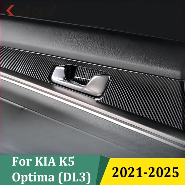 

Для Kia K5 Optima (DL3) 2021 2022 2023 2024 2025 дверная ручка, крышка, накладка, вставка, наклейка, панель, аксессуары для стайлинга автомобилей