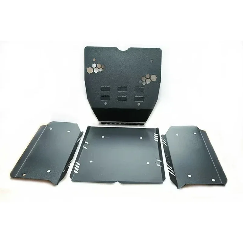Upgrade  LOSI Super Baja Rey 2.0 1/6 RC Metal Body Armor - Black Coated Bumper Guard & Skid Plate for Desert Short Course Truck
