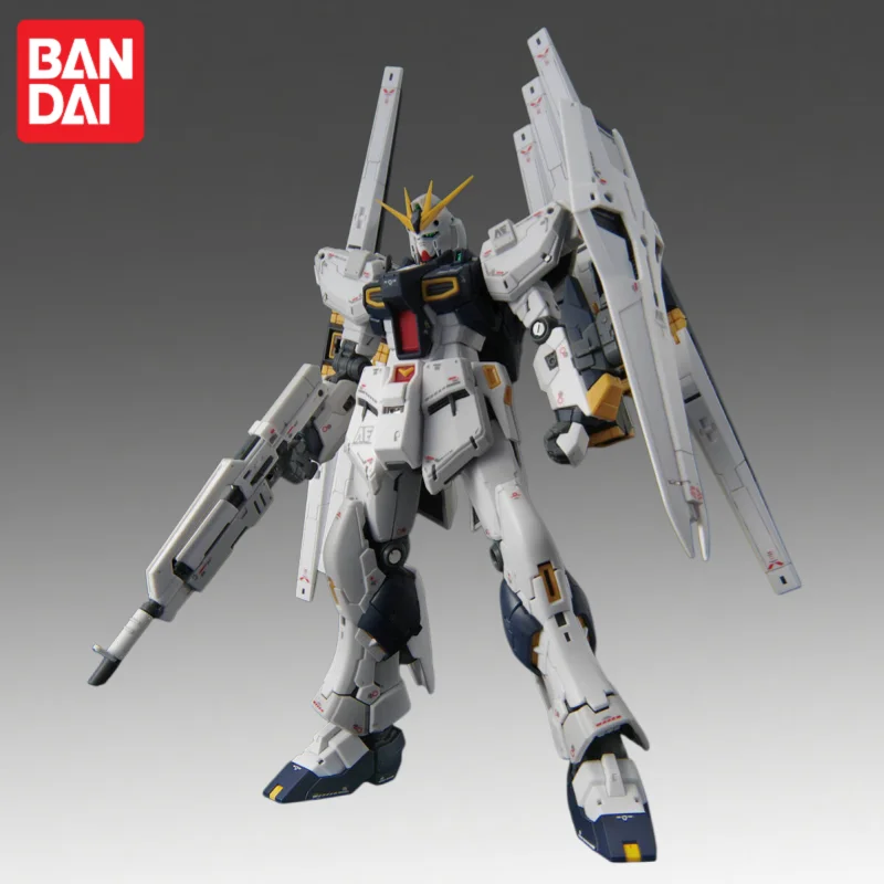 

In Stock Bandai Original Rg 1/144 Rg-gundam Nu Gundam Action Figure Model Doll Brand New Boxed Anime Characters Toys Model