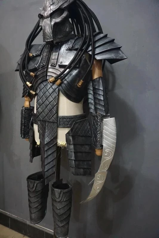 Halloween Jagged Warrior Armor Cosplay wear halloween alien predator costume Bar Halloween party Costume