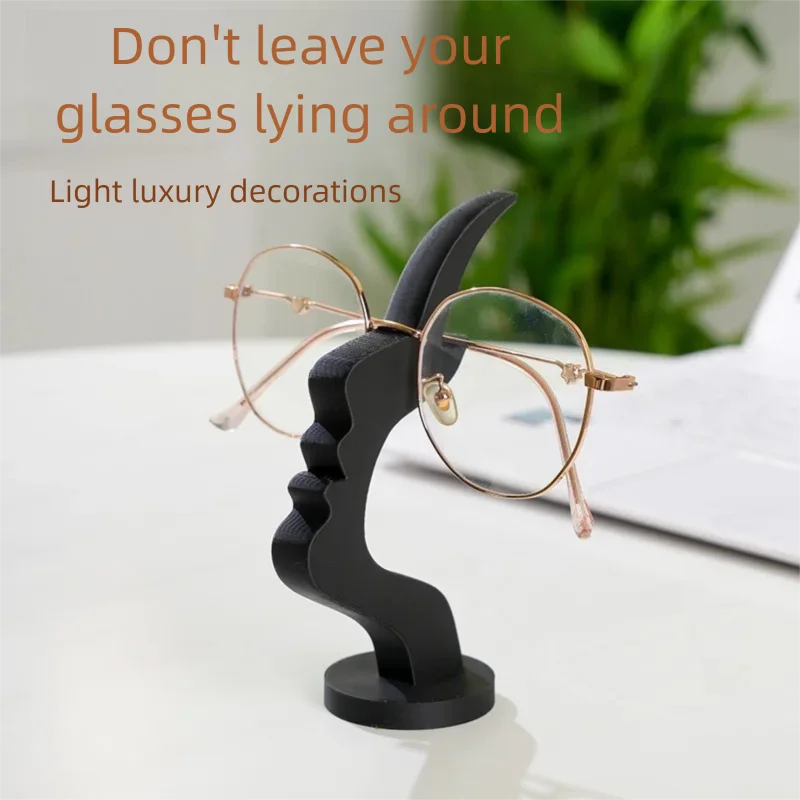 Creative Quirky Funny Eyeglass Stand Holder,Office Desk Decoration, Eyewear Shop Display Rack, Novelty Gift for Glasses Lovers