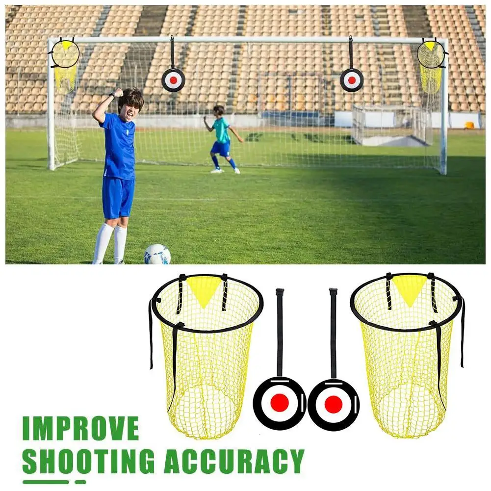 Football Target Net Foldable Football Training Net Easy to Attach and Detach Soccer Goal for Football Training Practice 17x28in