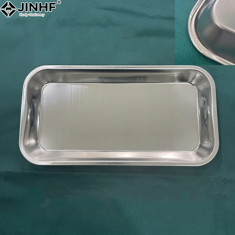 1pcs Kitchen Tray Stainless Steel Square Storage Tray Dental Medical Tool Nail Tattoo Dental Medical Device Supplies Tray Dish