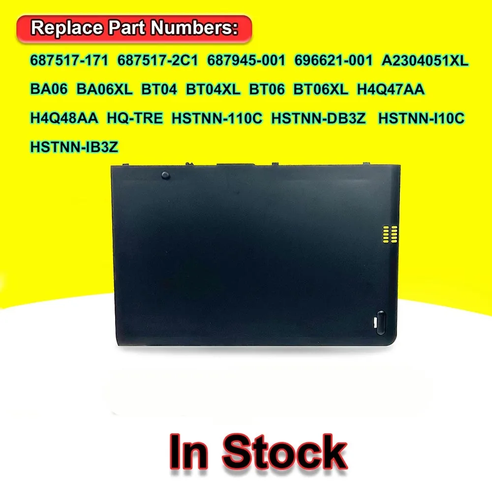 BT04XL For HP Elitebook Folio 9470 9470M 9480M Series Notebook Laptop Battery 14.8V 52Wh HSTNN-IB3Z Replacement Fast Shipping
