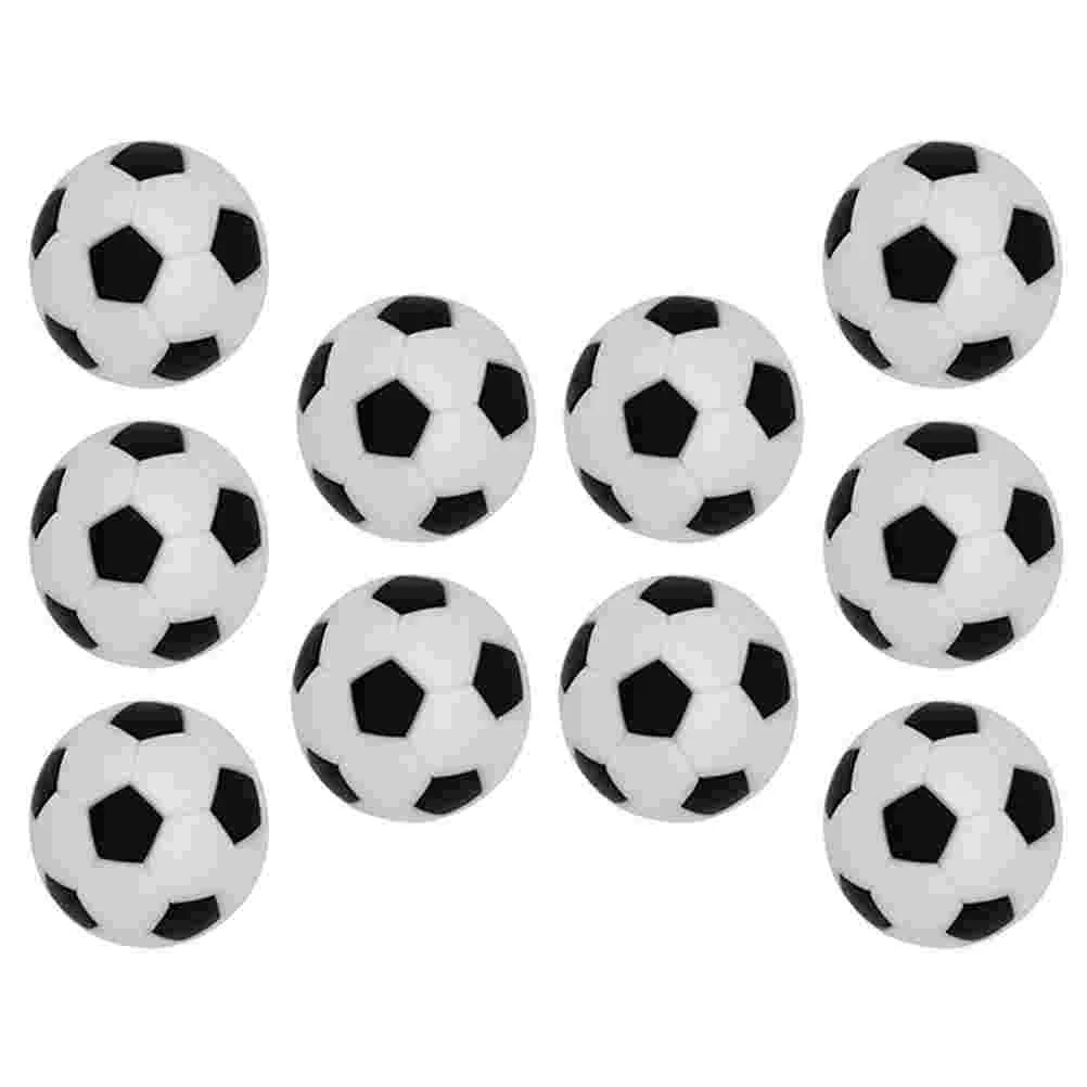 Lot de ballons de baby-foot décoratifs en résine, 10 pièces, pour table de football, pour enfant