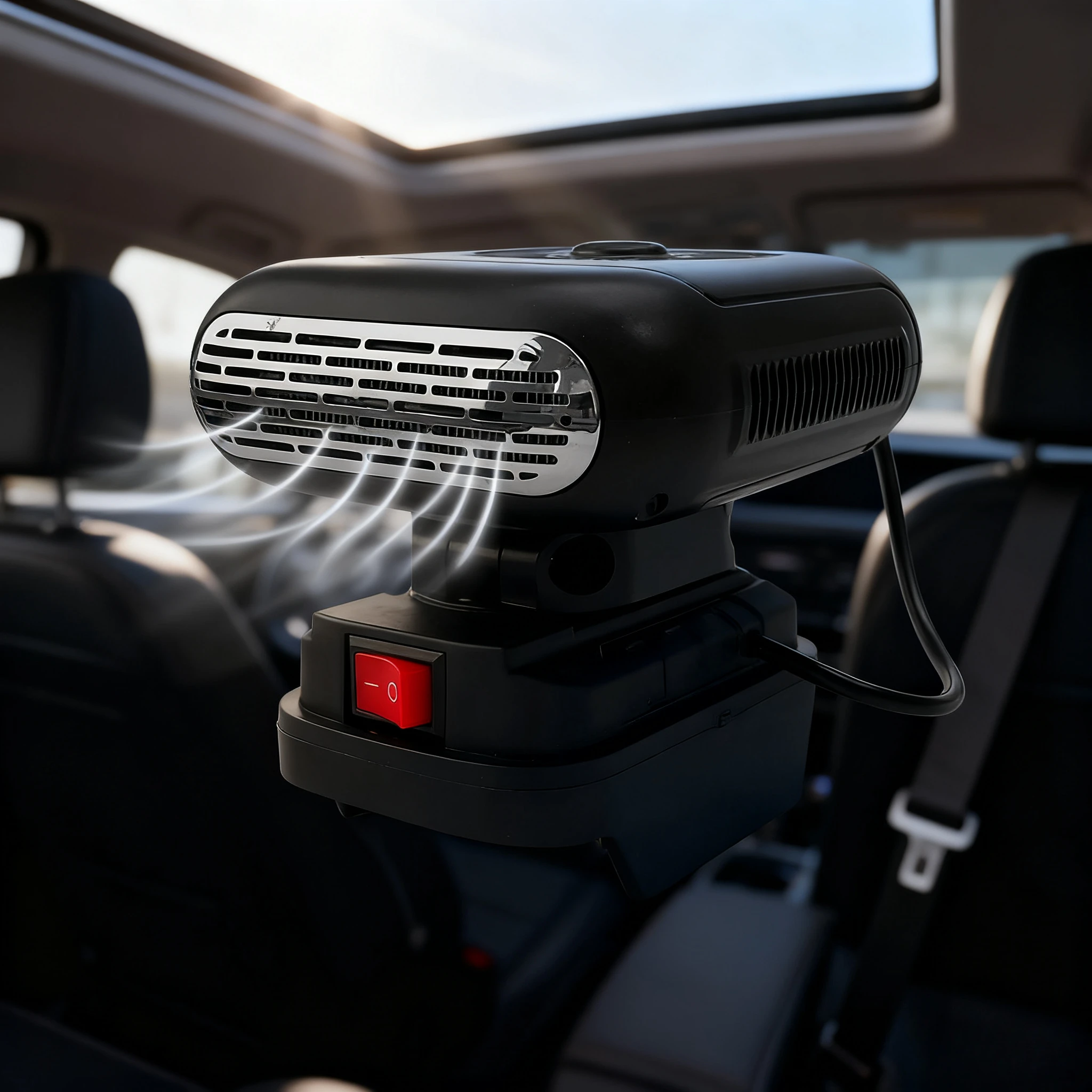 

Зимний автомобильный обогреватель для литий-ионных аккумуляторов 21 В, подогреватель воздуха/охлаждающий вентилятор, 2 порта USB, портативные автомобильные обогреватели, размораживатель