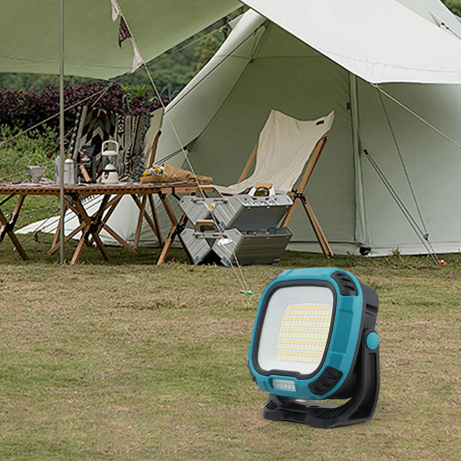 

Для кемпинга Освещение автомобиля Светодиодный рабочий свет Кемпинговый светильник для ночных приключений Синий крючок Износостойкие материалы