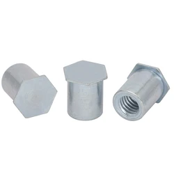 M2 M2.5 M3 M4*15mm 16mm 17mm 18mm 19mm 20mm Length BSO Zinc Carbon Steel PEM Blind Hole Self-Clinching Standoff Rivet Stud Nut