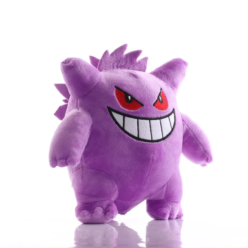 Peluche Gengar Plush Toy Pikachu Squirtle Bulbasaur Charmander Pokemon Psyduck Eevee Claw Machine Plush Doll Xmas Kid Gift