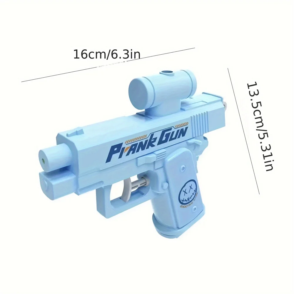 Nuova pistola ad acqua inversa portatile a doppia faccia per esterni, scherzo, spruzzo d'acqua inverso, giocattolo, regalo creativo per bambini