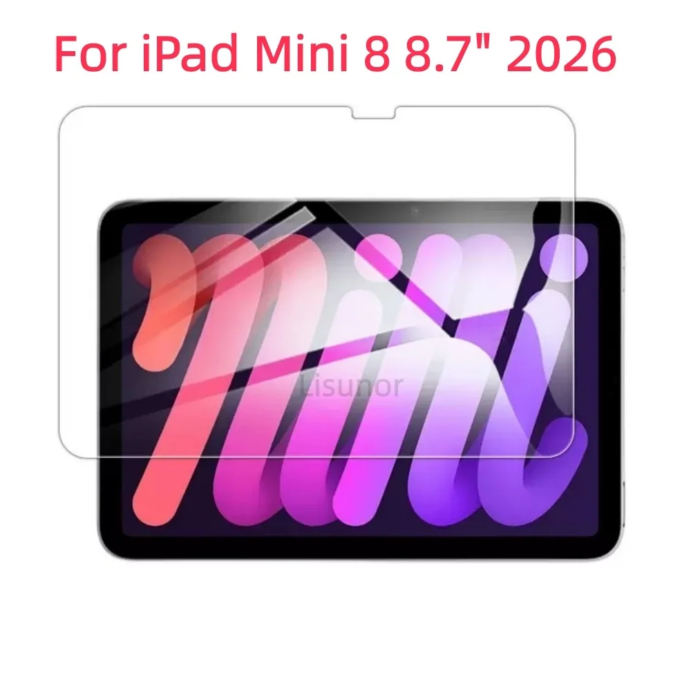 1 PCS Tempered Glass Tablet Screen Protector For iPad Mini 8 8.7 Inch 2026 Anti-Scratch Bubble Free HD Clear Protective Film