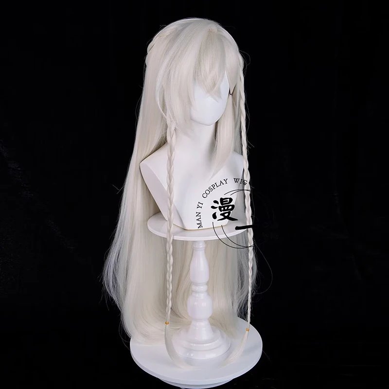 Parrucche Cosplay Istaroth Donne Mostra Genshin Impact Parrucca Cosplay 95 cm Resistente Al Calore Capelli Sintetici Parrucca Istaroth Del Partito + Protezione Della Parrucca