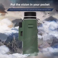 80x100 High-definition Zoom Powerful Monocular Telescope Portable Binoculars Remote Telescope Hunting Camping