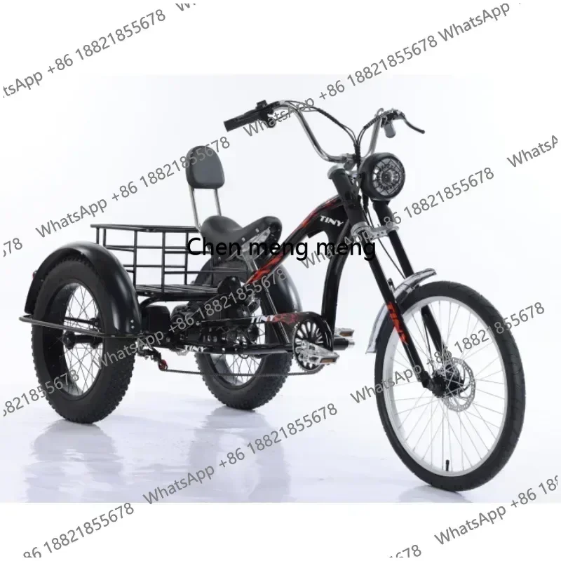 

Электрический трицикл 20 дюймов, электромобиль с корзиной, для отдыха, грузоперевозок, поездок на работу, максимальная нагрузка 200 кг, с корзиной, для взрослых, 350W48V50AH