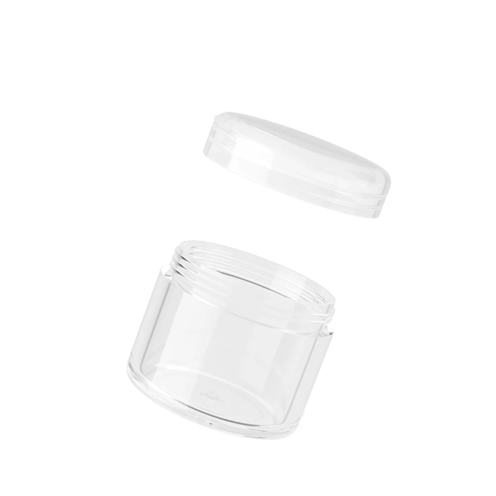 3g/5g/10g/15g/20g Plastic Transparent Empty Makeup Jar Pot Refillable Sample Bottles Travel Face Cream Lotion Cosmetic Container