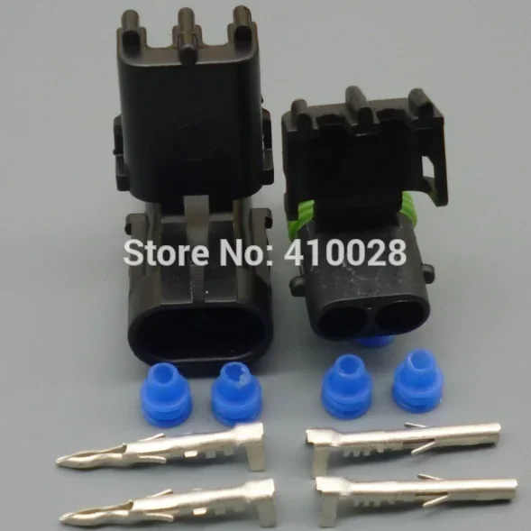 worldgolden 5/30/100set 2.5mm male and  female T56 Backup Light Connector Wiring Pigtail LT1 LS1 Lamp socket