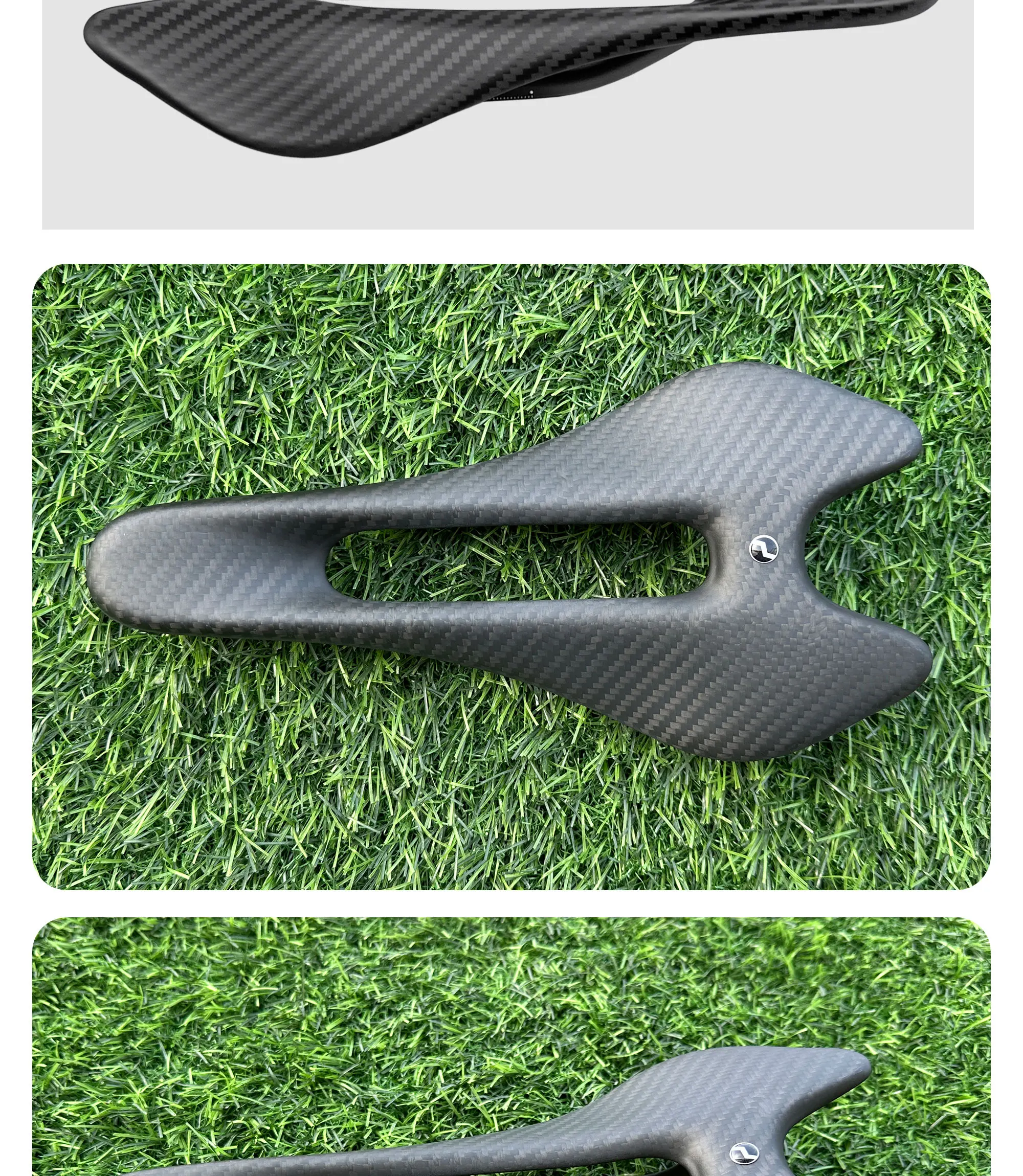 Plselis Ultraleichter Carbonsattel 60g, Integriertes Design, Ergonomisches Design, Atmungsaktiv und Komfortabel.3005 – Detail 14