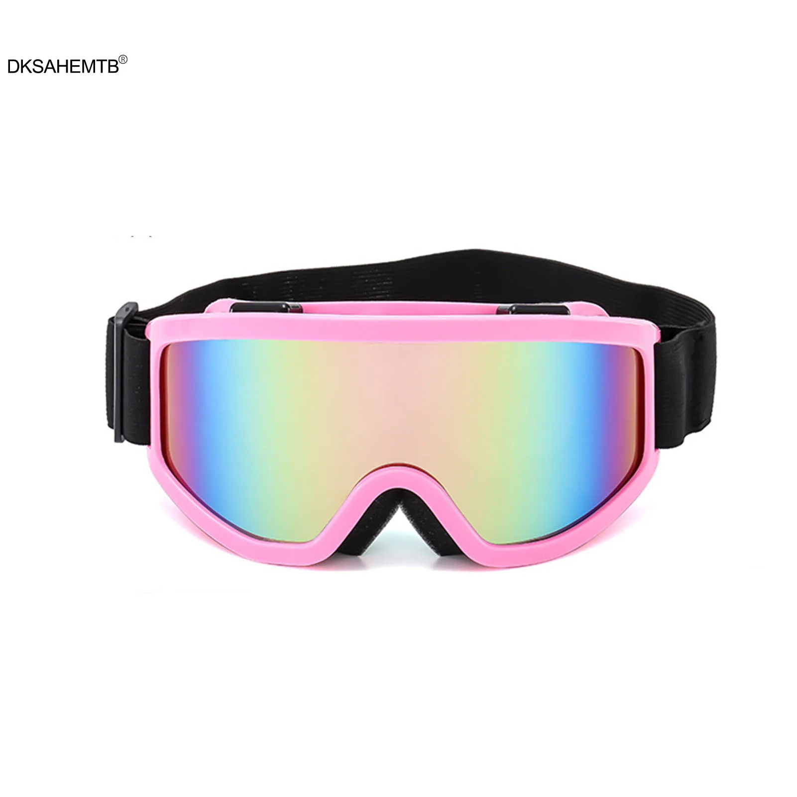 Lunettes de ski coupe-vent à double couche pour hommes et femmes, lunettes de moto et de vélo, équipement de ski durable, mode colorée