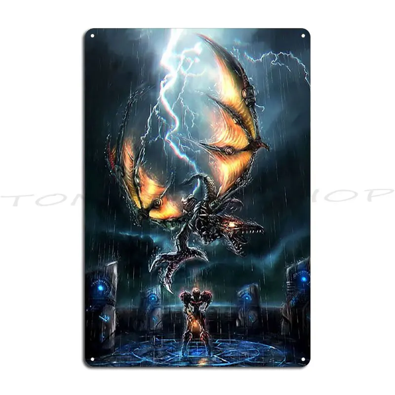 Subnautica Crashed Spaceship Poster Exploring The Lost River Ghost Leviathan Metal Signs