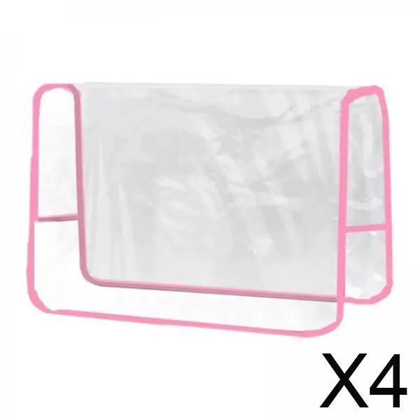 

4x Chair Back Cover Multiuse Clear for Hairdressing Beauty Center Barbershop