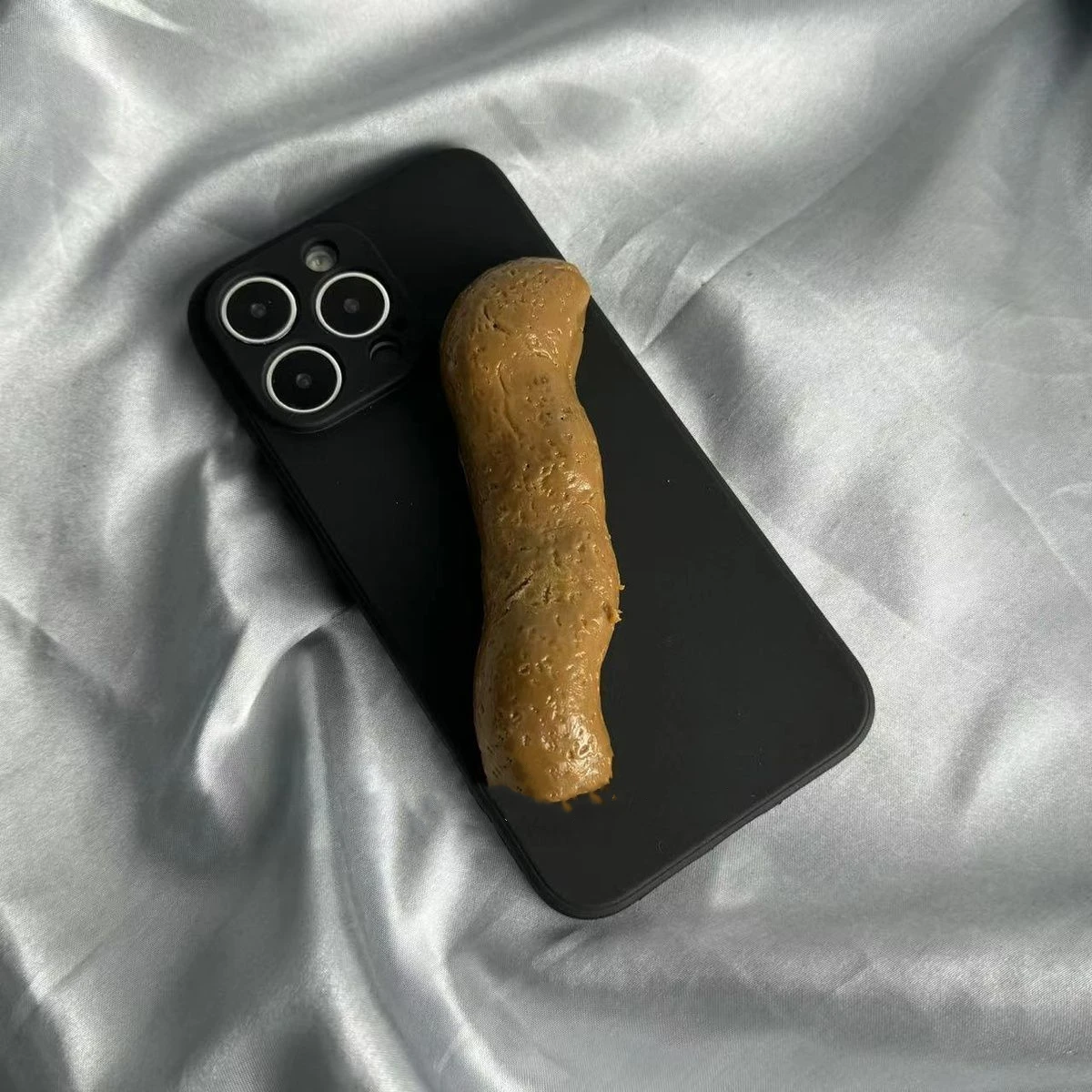 Simulated Sticky One Poop Suitable for IPhone 15/14 Phone Case TikTok Same Style 16 Funny 13 Phone Cases Give Friends Gifts