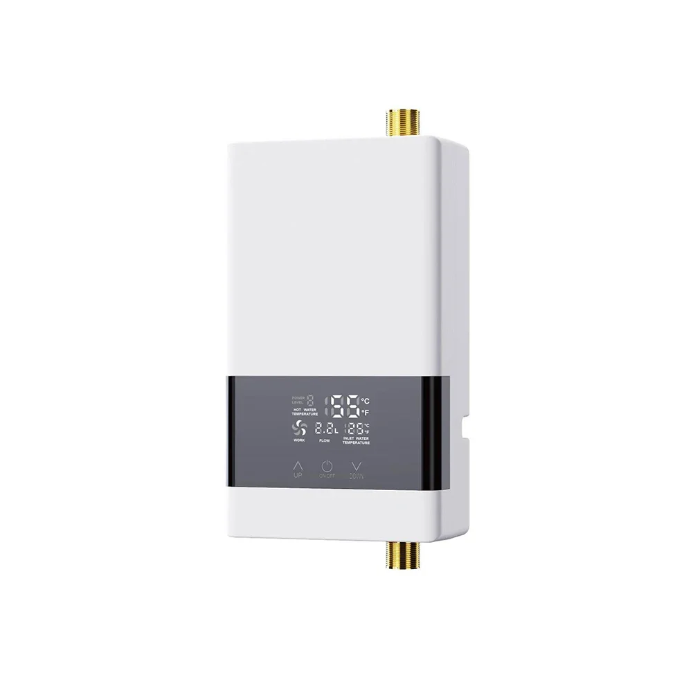Accessories E-water Heater 4000W 6000W White 1 Set 110V 220V 26.5x13.3x6.5cm Bathroom Electric Hot Water Heater