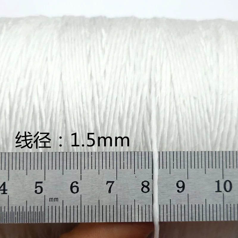 7000D/1strand Hand-sewn Hemp Wax Thread 1.5mm Polyester ,outsole Stitching Thread,handmade Yarn, Sewing Shoes，Durable and Sturdy