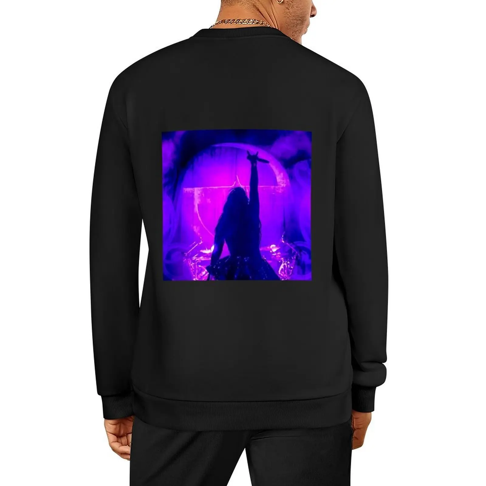 

Amy Lee Evanescence Horns Pullover men's sweat-shirt set male clothes men's clothing tracksuit oversize sweatshirt