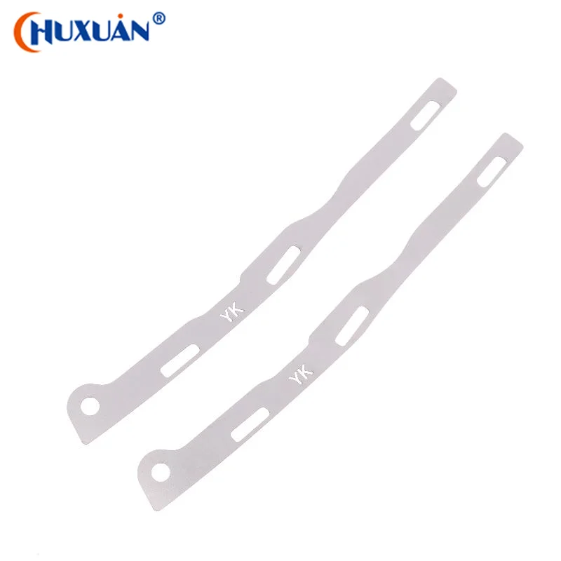 [Q]2Pcs Front Bumper Repair Metal Plate Buckle Broken Opening Rotten Buckle Repairer Bracket For 8th Generation Civic 2006-2011
