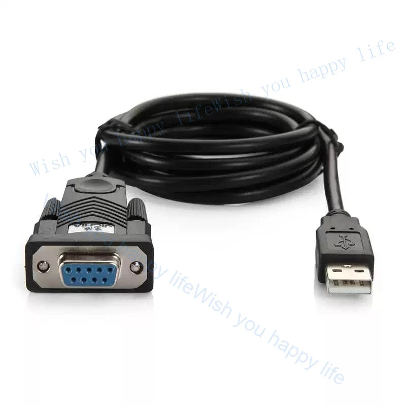 V+  for  5FT USB Male to RS232 Female Serial DB9 9-pin  Converter Adapter Cable Cord PC