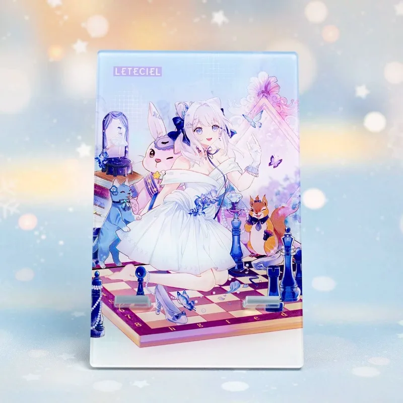 LETECIEL MAGIVANT Anime Acrylic Phone Stand Character Pattern Desktop Cellphone Holder for Fans Gifts
