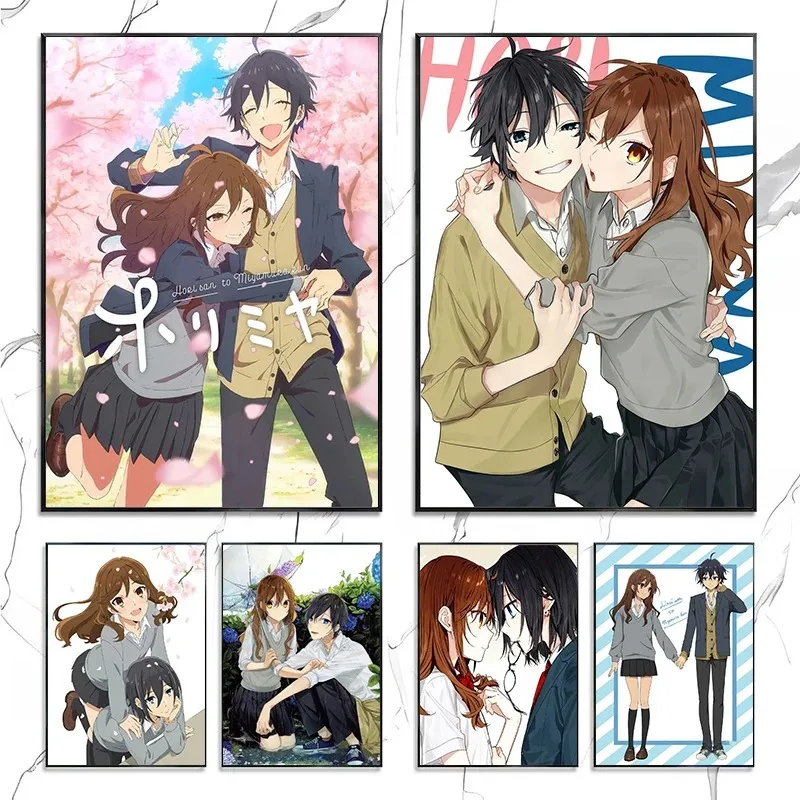 Popular Japanese Anime Comics Horimiya Posters and Prints Canvas Printing Wall Modern Art Picture for Living Room Home Decor