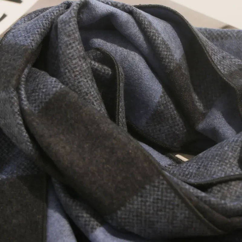 الراقية الرجال أفضل 100% التوت الحرير الخريف والشتاء تنوعا المألوف وشاح دافئ هدية عيد ميلاد #5