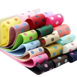 Ribbon for Hairdressing, Satin Ribbon for Decoration, DIY Bow, Handmade, Ribbed, Ribbons, 5Yard/Lot, 25mm T-003