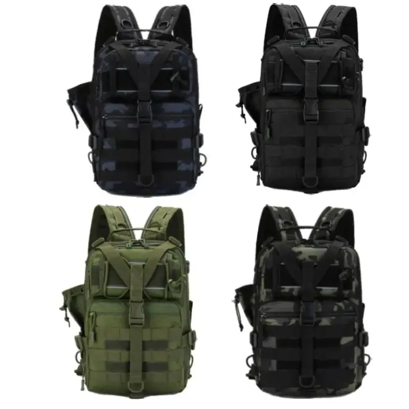 

Men's Sport Climbing Backpack Molle Travel Trekking Bag Outdoor Hiking Fishing Lure Shoulder Bag Large Hunting Rucksack