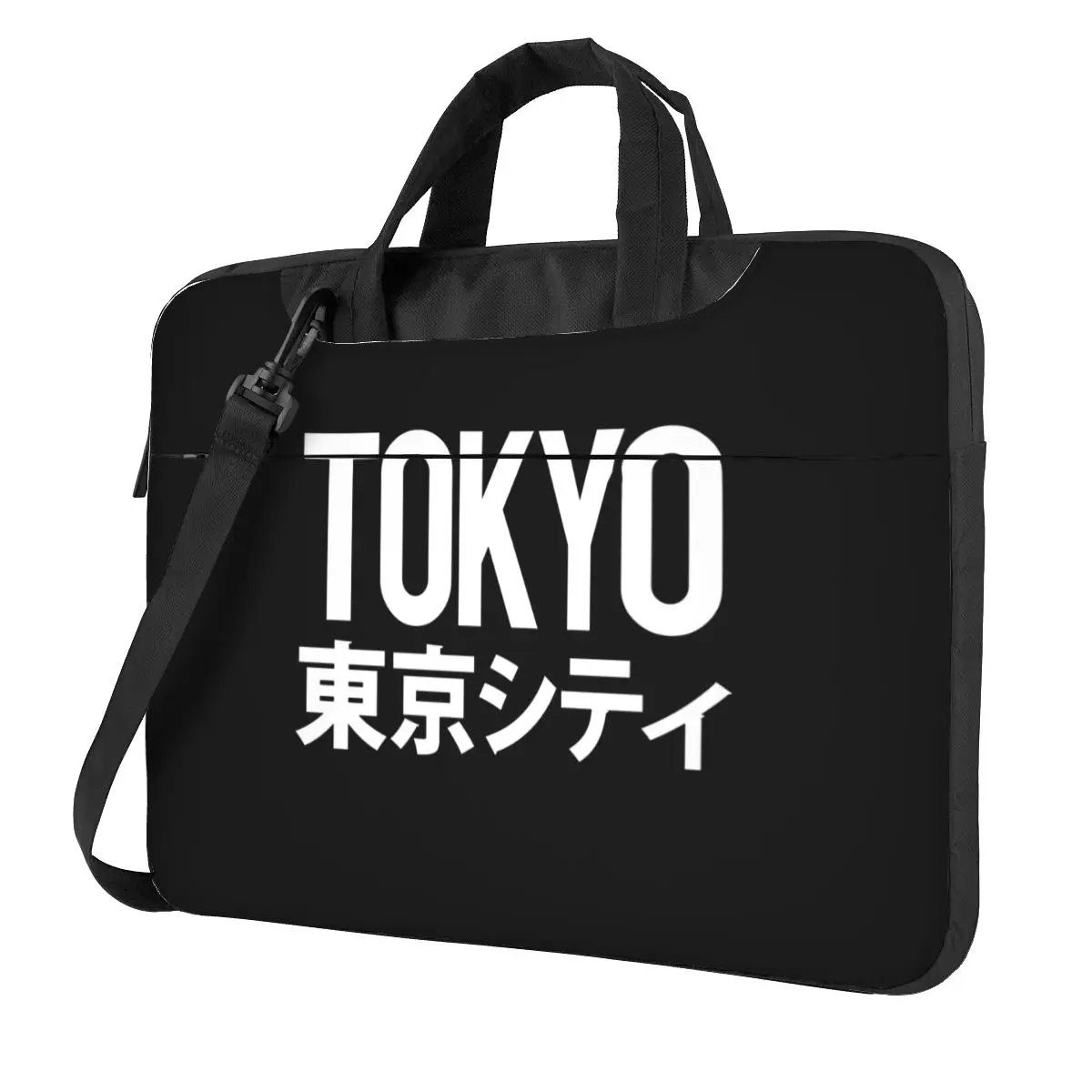 Japan Tokyo City Letter Logo Crossbody Laptop Bag Case Computer Bag Resistant Protective Notebook Pouch for Macbook Pro Lenovo