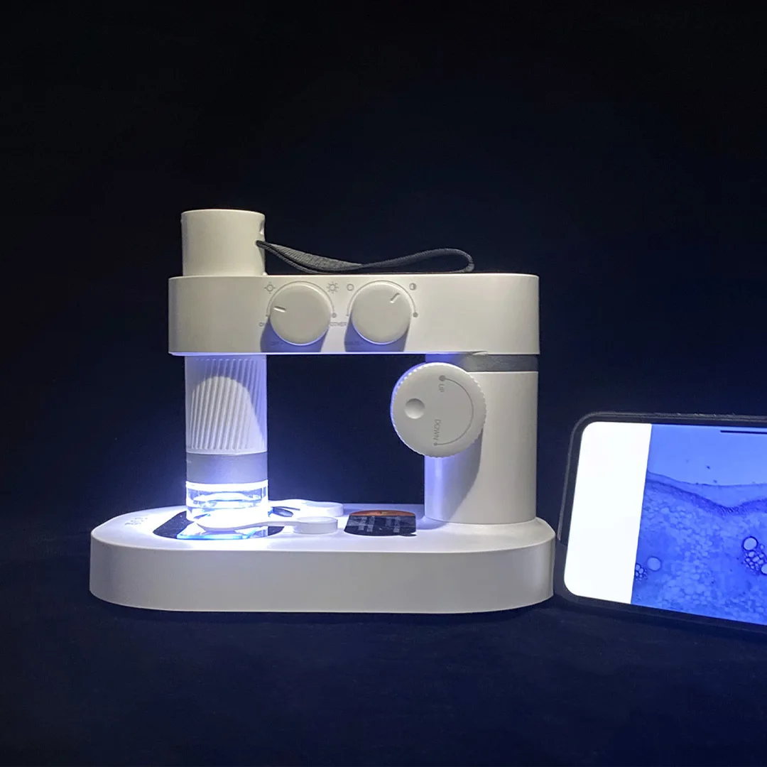 Youpin-microscopio inteligente de célula biológica, lupa Experimental para estudiantes, bricolaje, regalo de cumpleaños para niños