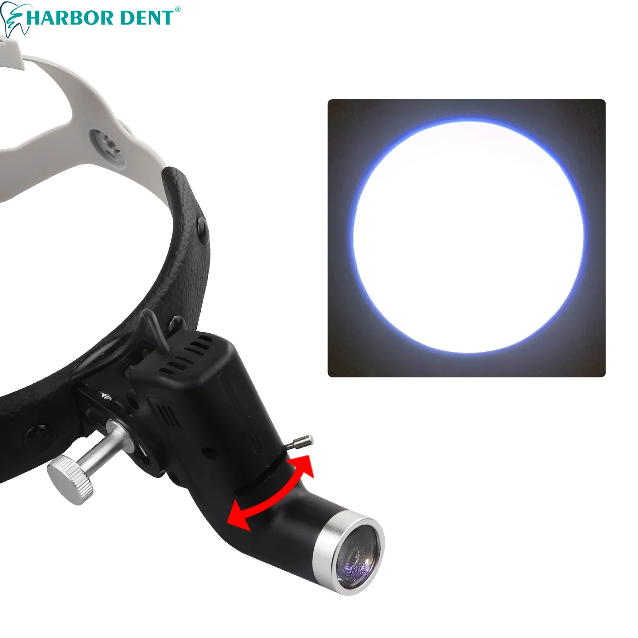 Dental LED Head Light Lamp Oral Lamp Surgical Light For Binocular Loupes Brightness Spot Adjustable 5W Headlamp Dentist Tool