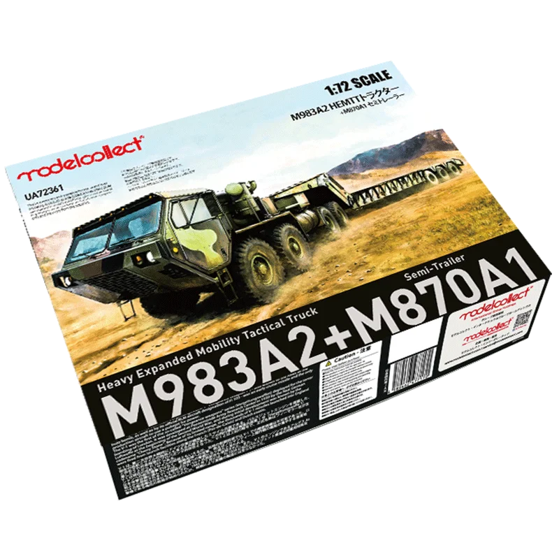 Collect UA72361 1/72 M983A2+M870A1 Expanded Mobility Tactical Truck Semi-Trailer