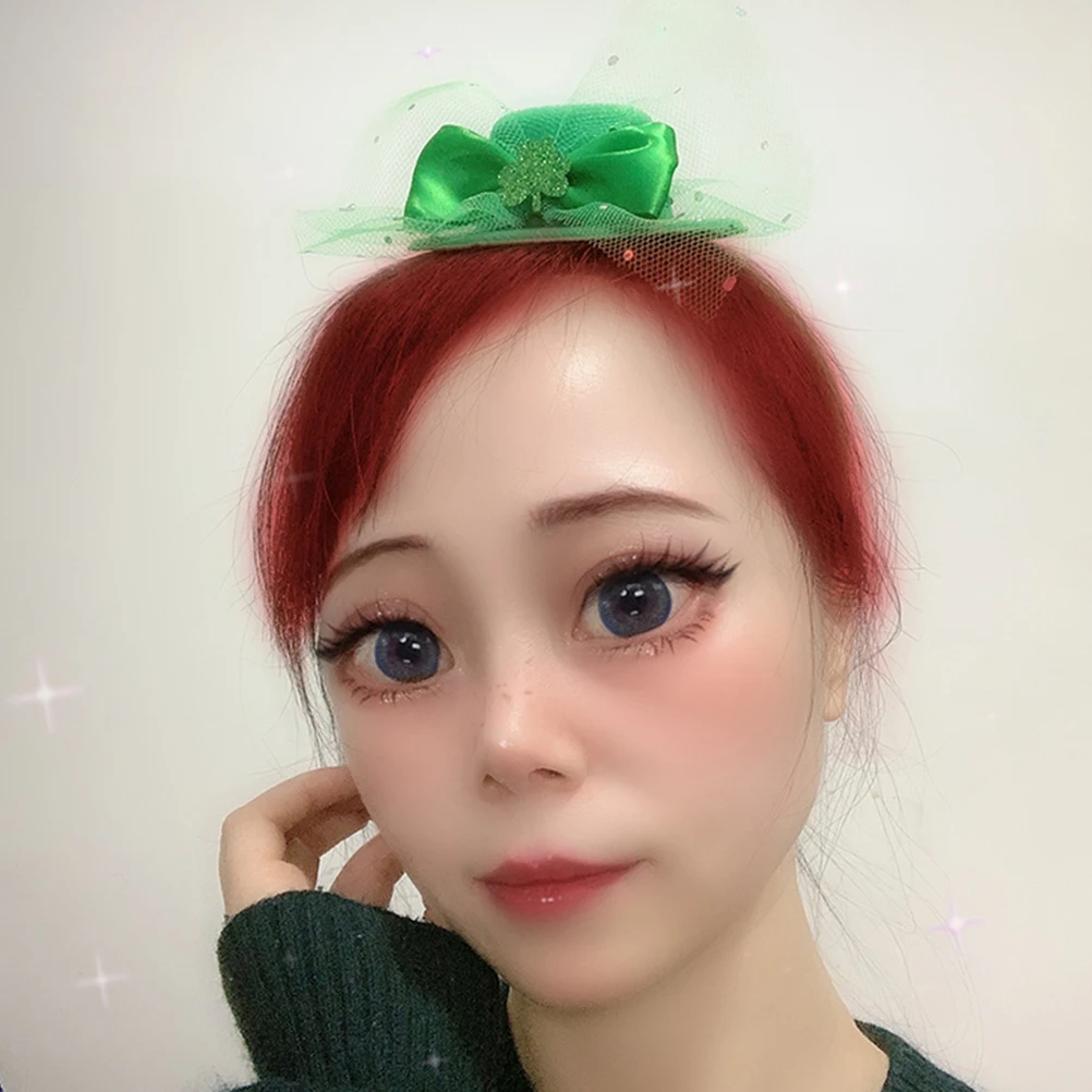 

Green Top St Festival Party Patrick'S Day Celebration Headdress Decor Patrick Day Decorative Hairb Festival Party Irish