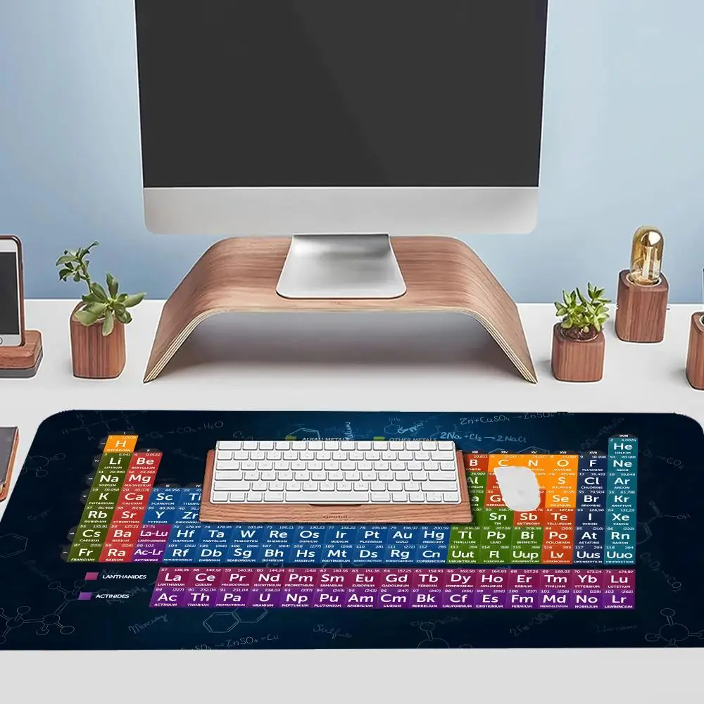 Periodic Table Mouse Pad Color Gaming Mousepad Offices Accessories Laptop Office Rubber Non-Slip Rubber Stitched Edge  XAXC