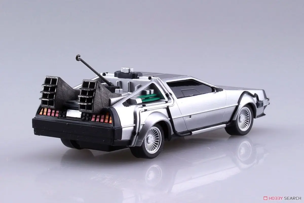 Aoshima 05475/76/77 Static Assembled Car Model Toy 1/43 Scale For Back to the Future De Lorean PartI I II III Car Model Kit