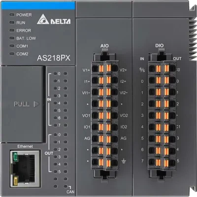 

Delta AS Series Programmable Logic Controller PLC Modular CPU AS218PX-A