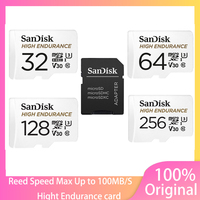 High Endurance Micro SD Card 32GB, 64GB, 128GB, 256GB Memory Card for Video Monitorin Dashcam DJI drone